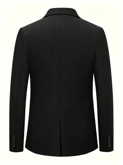 Mens Clothing 2026 Blazers Para Hombres Vintage Cotton Linen Single Button Designer Business Social Jaqueta Masculina Man Suits
