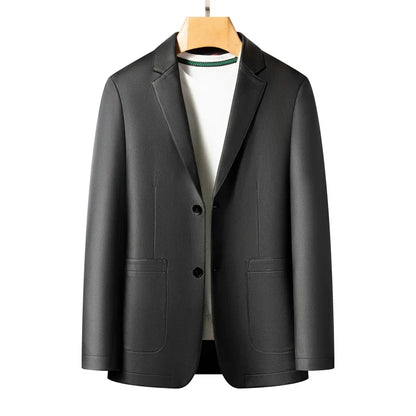 Men's Smart Casual Blazer – Single-Breasted Slim Fit Suit Jacket for Spring & Autumn
