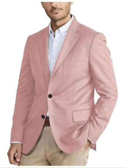 Casual Wedding Men's Tuxedo Jacket Formal Notch Lapel Single Breasted Business Office Groom Wear Daily Top XS-6XL Blazer