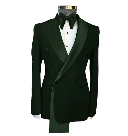1 Pieces Slim Fit Blazer Wide Shawl Lapel Luxury Men Suit Custom Made Tuxedo Suit For Mens Groom's Wedding