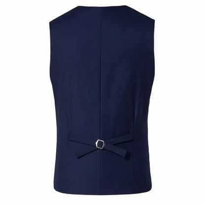 Men's 3-Piece Suit Blazer Vest Trousers Smart Casual Business Wedding British Style