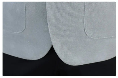Blazer Men's Fashion Business Gentleman Groom Professional Gentleman Form-fitting Versatile Casual Formal Wear High-end Blazer