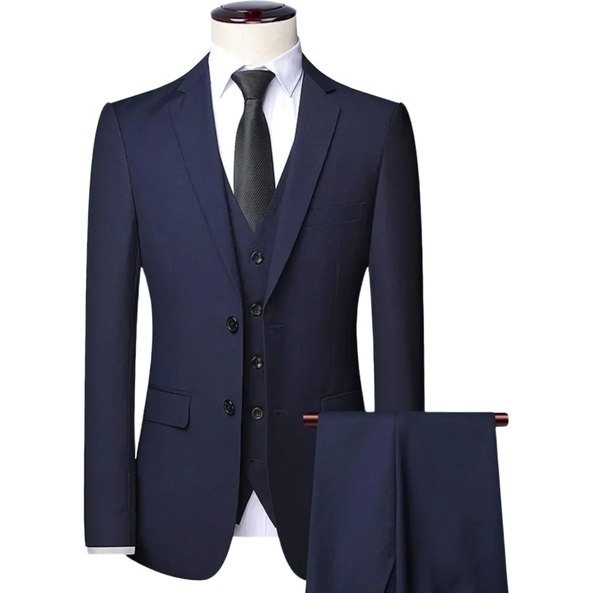 Costumes de smoking pour hommes, vestes slim de haute qualité, vêtements masculins en solde, ensemble blazer, gilet et pantalon 3 pièces, costume pour homme pour mariage