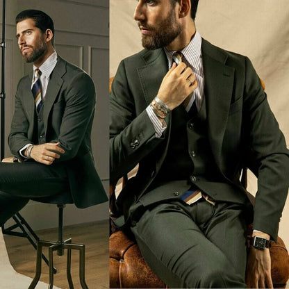 Latest Coat Pant Design Slim Fit Men Suits Groom Tuxedos Wedding Suits For Man Costume Homme Mariage 3Pieces(Blazer+Pants+Vest)