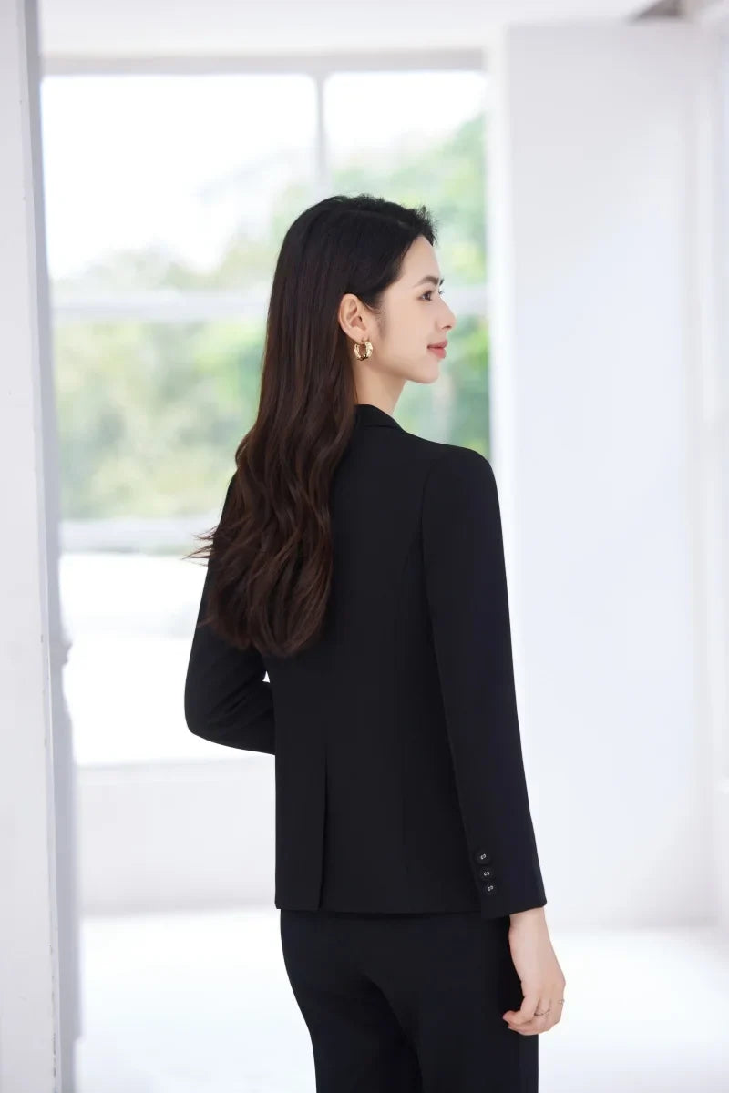 Fashionable professional women's clothing, high-quality two-piece pants + blazer. Exquisite, elegant, comfortable