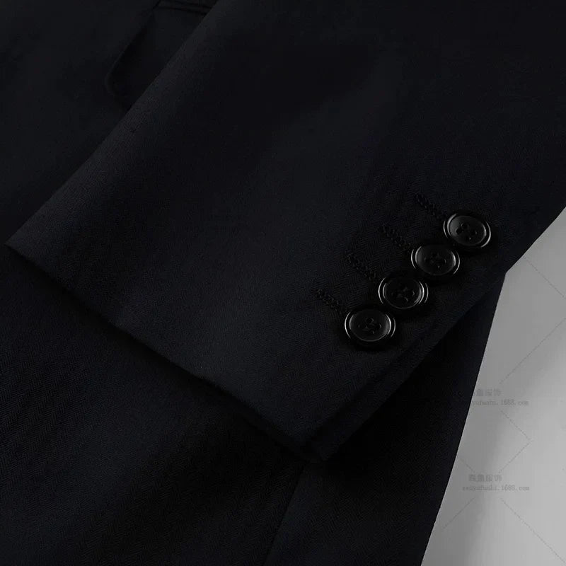 High-quality Men's Fashionable Spring-autumn Formal Dress, Best Man Suit, Suit Set for Men, Two-piece Set for Work