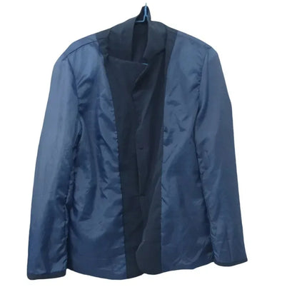 KIDWHXR Men Suit Coat Simple Solid Long Sleeve Male Blazer Turn Down Collar Casual Comfortable Business Casual Man Outerwear
