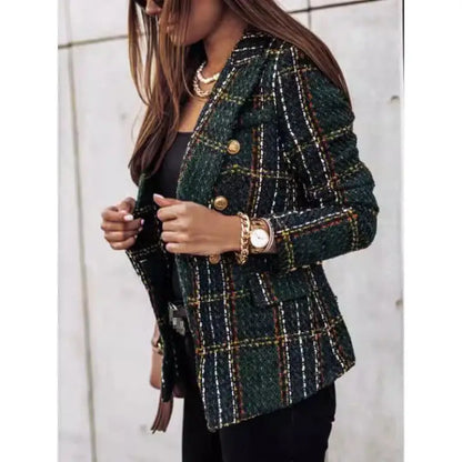 Men's Long Sleeve Printed Shirt Jacket Double Breasted Suit Collar Commute Style Pure Linen Cotton Material Office Wear