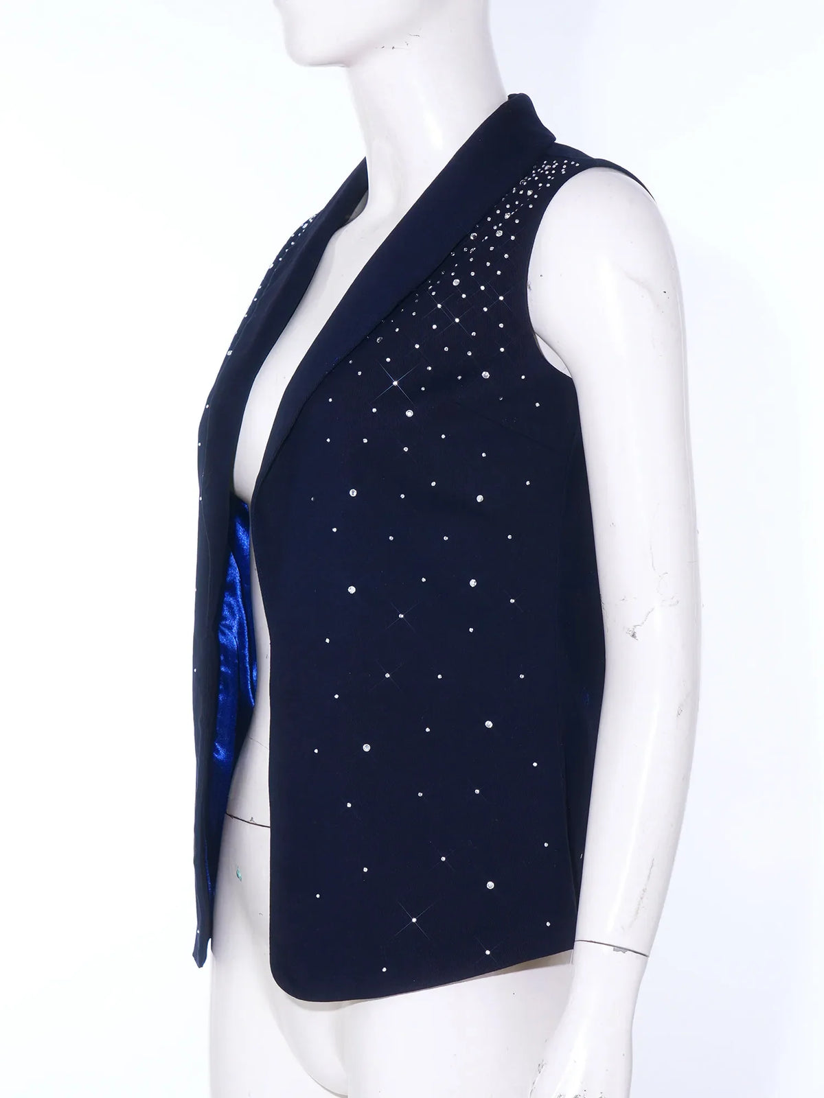 Elegant Women's Sleeveless Suits Waistcoat Halter Vests for Business Commuting Formal Clothes Mujer OL Office Ladies Crop Top