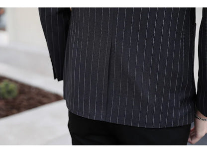 2024 Slim Fit Men's Wedding Casual Suit High-End All-in-One Handsome Two Button Fashion Boutique Single West Coat S-5XL