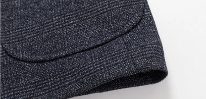 Men's Retro Plaid Suit 2025 High Quality Spring Autumn Leisure Fashion Handsome Business Ironing Top Coat