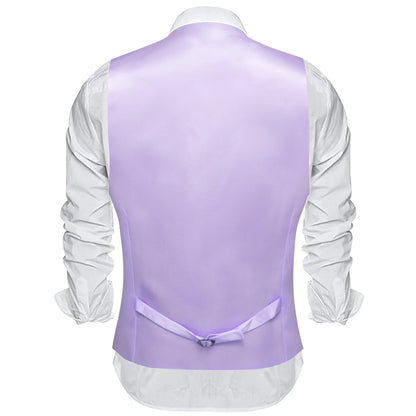 Men's Satin Vest Slim Fit Single-Breasted Waistcoat for Weddings and Formal Occasions