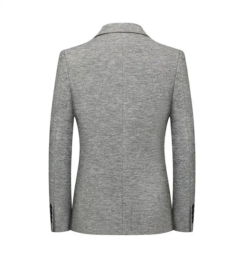 Blazer's New Men's Fashion Outdoor Travel Camping Youth Wedding Versatile, Hosting Campus Slimming Casual Korean Version Blazer