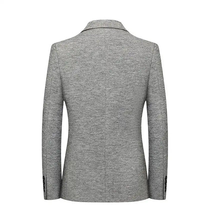 Blazer's New Men's Fashion Outdoor Travel Camping Youth Wedding Versatile, Hosting Campus Slimming Casual Korean Version Blazer