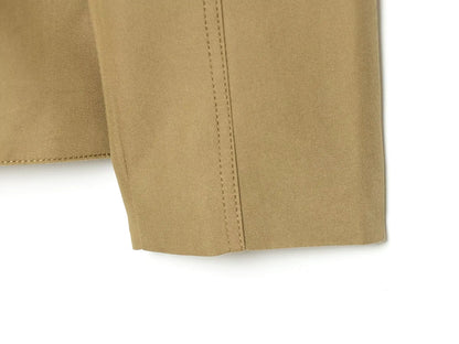 Fashion Women Slim Safari Blazer Jacket 2026 Stand Collar Long Sleeve Pocket Vintage Trench Coat Female Elegant Street Blazer