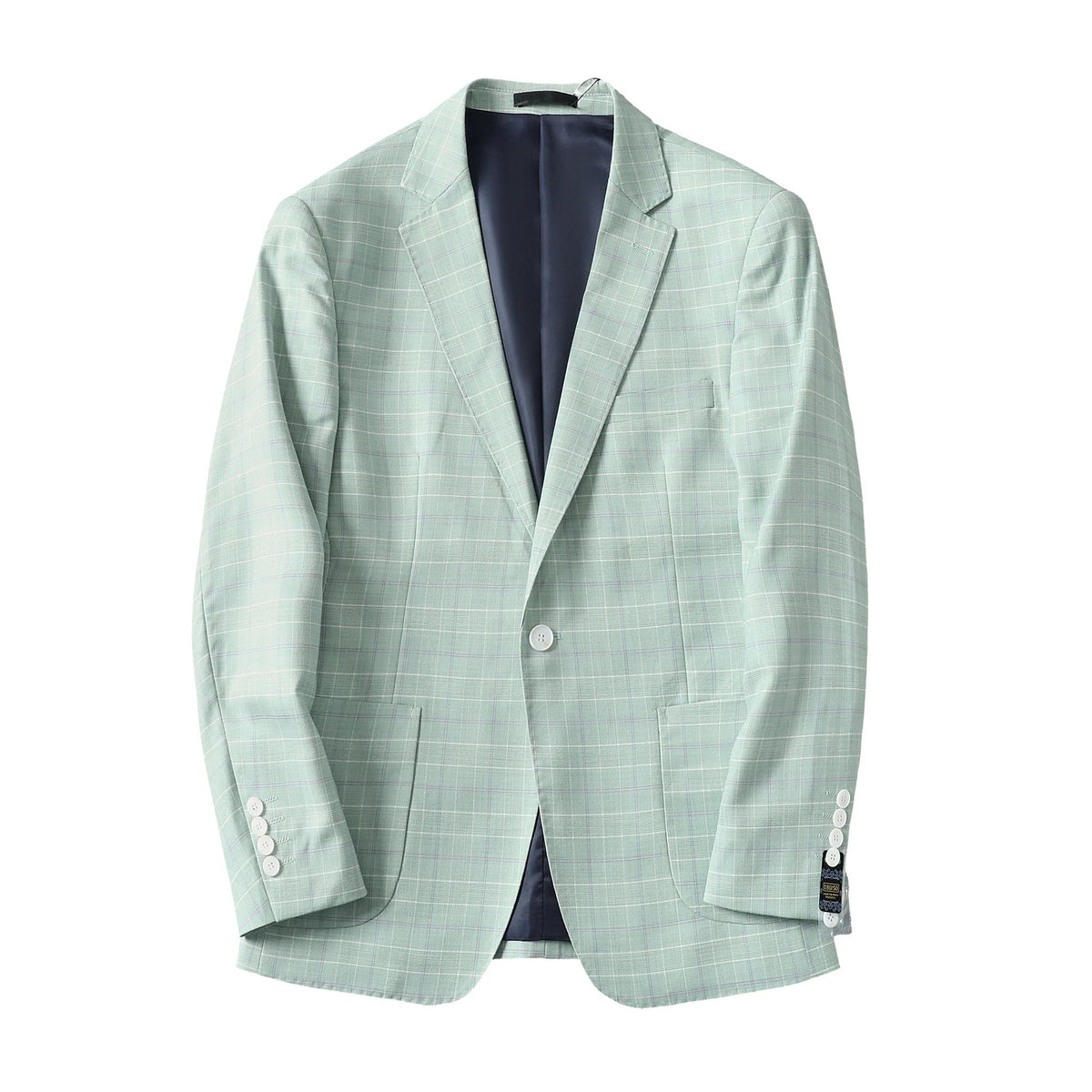 2025 Autumn Casual Business Suit Jacket for Men Slim Fit Plaid Social Office Blazers Men Wedding Groon Dress Coats Men Clothing