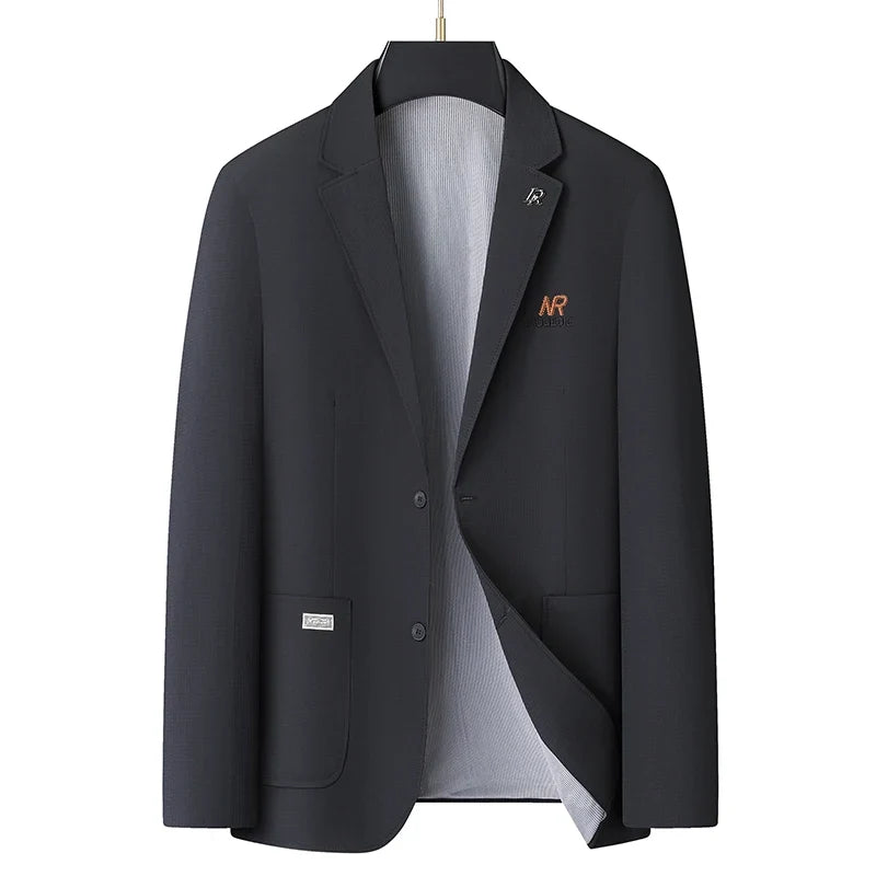 Blazer Men's Fashion Business Outdoor Travel Youth Campus Wedding Versatile Host Shaping Casual Korean Style Thin Style Blazer