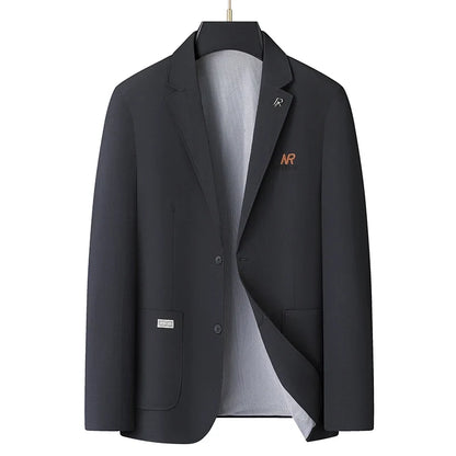Blazer Men's Fashion Business Outdoor Travel Youth Campus Wedding Versatile Host Shaping Casual Korean Style Thin Style Blazer
