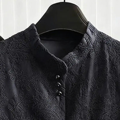 Women's New Chinese Lace Vest 2026 New Spring Summer  Stand Collar Sleeveless Jacket Ladies Vest Tops Waistcoat Outerwear