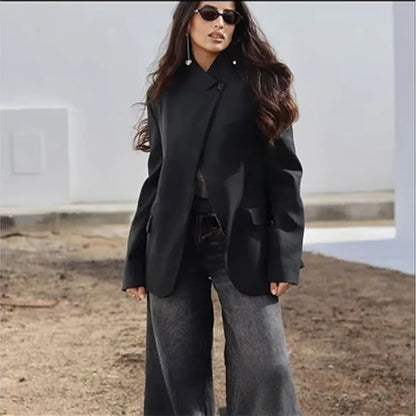 Spring New Women's Blazers 2026 Fashion Retro Plaid Elegant Women's Warm Jackets Youth Chic Commuter Office Blouse Coats