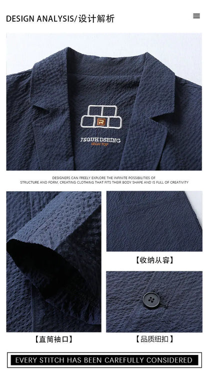 Blazer 2026 New Men's Fashion Outdoor sunscreen Blazers men Slim Casual quick drying sunscreen clothing Formal Wear jackets