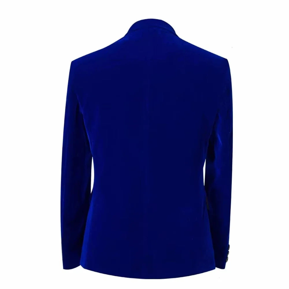 High Quality Men Tuxedo Jacket With Black Peaked Lapel One Button Slim Fit Blazer  Dinner Suit Custom Made Only Blazer