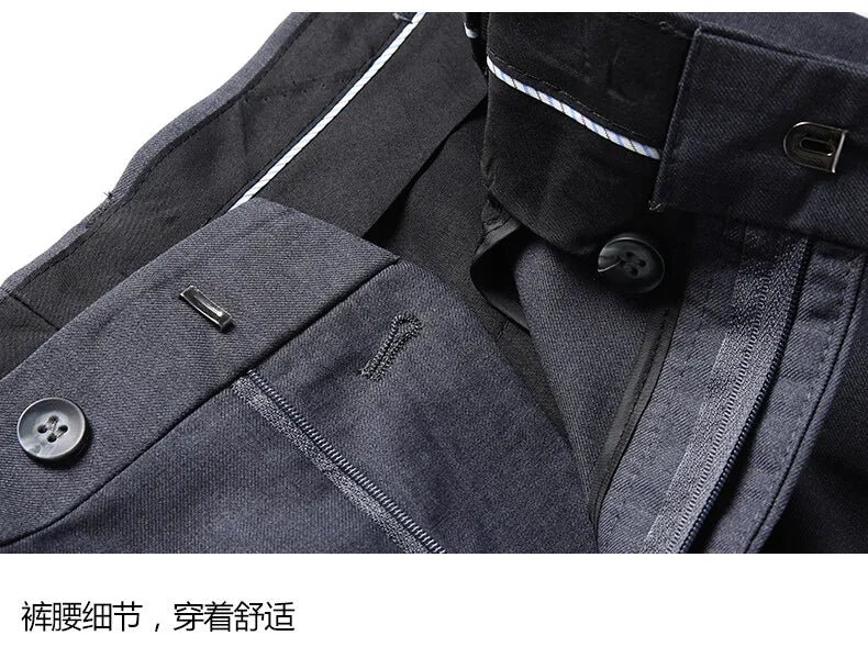 Men's 3-Piece Wedding Suit – Single Breasted, Smart Casual, Blue/Black/Gray – All Seasons