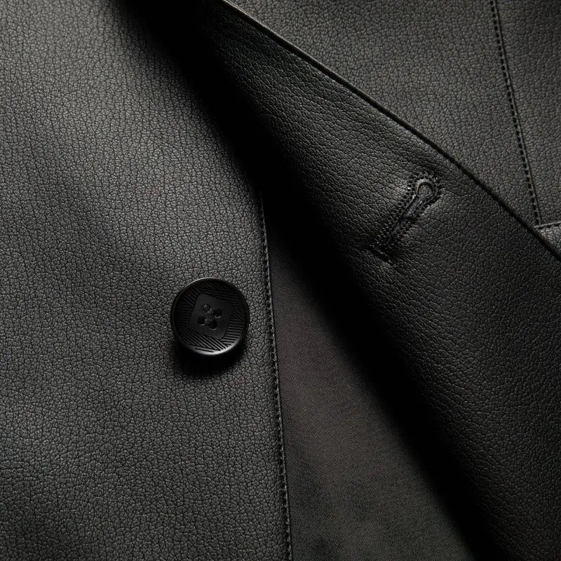 Men's Smart Casual Blazer – Single-Breasted Slim Fit Suit Jacket for Spring & Autumn