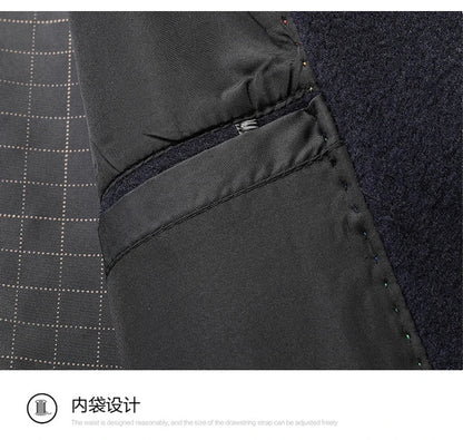 Spring/Summer new men's high-end wool suit jacket - stylish and form-fitting suit top, suitable for home and daily wear.