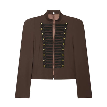 Women's Jackets Autumn 2026 New Fashion Retro Slim Short Elegant Warm Jackets Women's Street Chic Youth Travel Holiday Coats