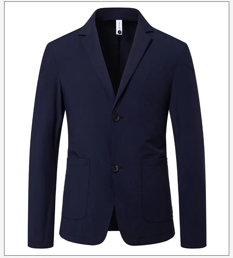 Sun Protection Lightweight Blazer - Fashionable Business Outdoor Travel Wedding Casual Korean Style Men's Lightweight Blazer