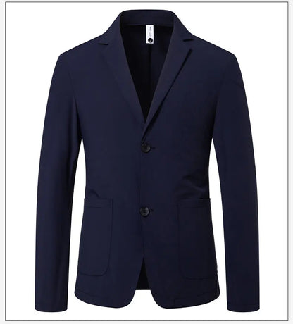 Sun Protection Lightweight Blazer - Fashionable Business Outdoor Travel Wedding Casual Korean Style Men's Lightweight Blazer
