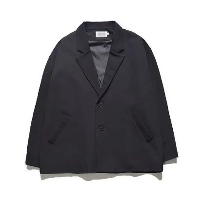 Men's Spring Korean Style Retro Blazer Ins Trendy Hong Kong Style Cool Jacket Viral Vintage Casual Suit Outerwear New