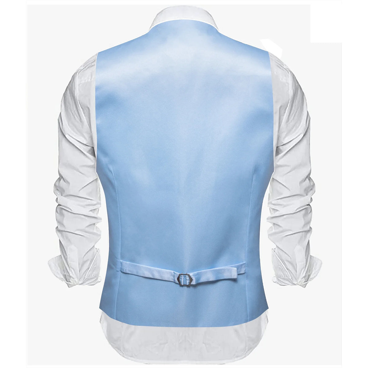 Men's Satin Vest Slim Fit Single-Breasted Waistcoat for Weddings and Formal Occasions