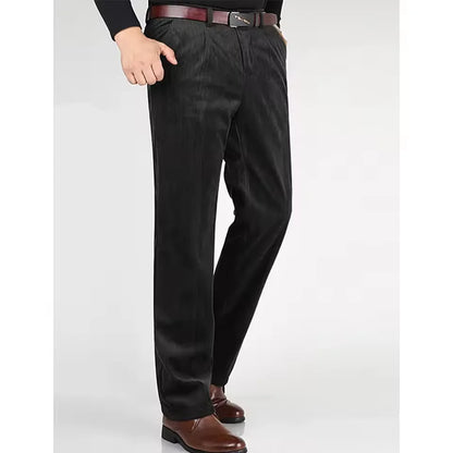 Men's Corduroy Suit 2 Piece – Double Breasted Slim Fit Blazer and Pants for Wedding, Business, and Formal Events
