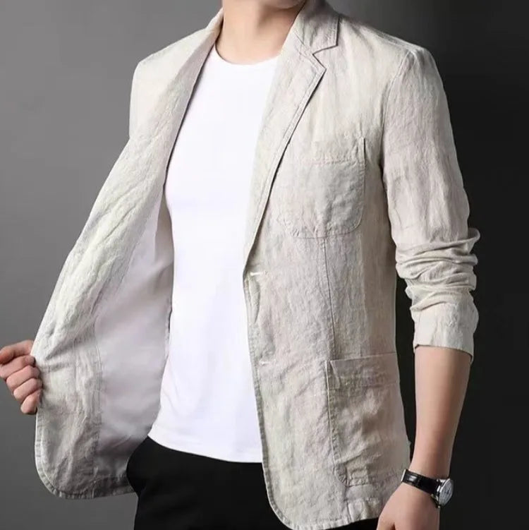 Men's Lightweight Business Casual Blazer Spring Summer Sun Protection Jacket