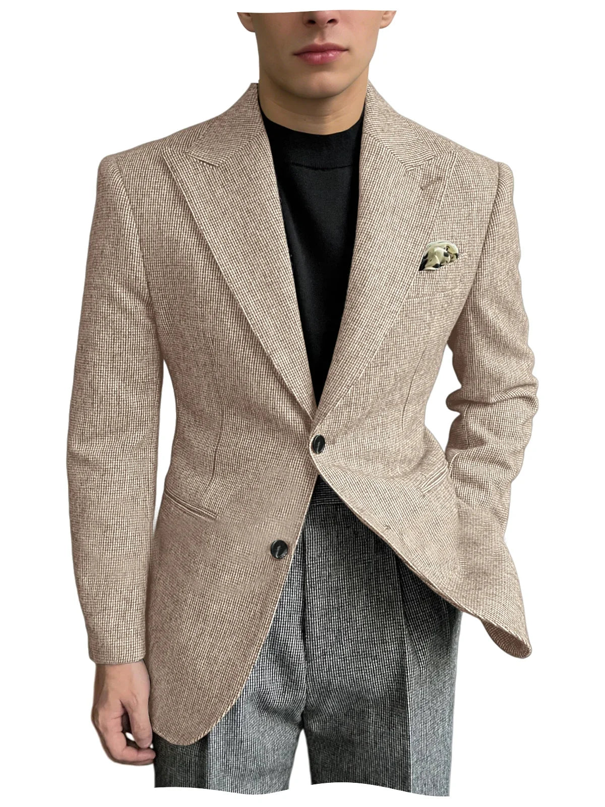 Men's Suit Jacket Formal Suit Blazer Single Breasted Slim Fit Business Banquet Work Wear Man wedding Coat jackets spring fall