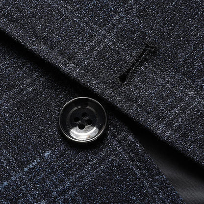 2026 New Style Slim-Fitting Men's Suit Jacket - Solid Color Classic Business Casual Fashion Formal Suit Jacket Top
