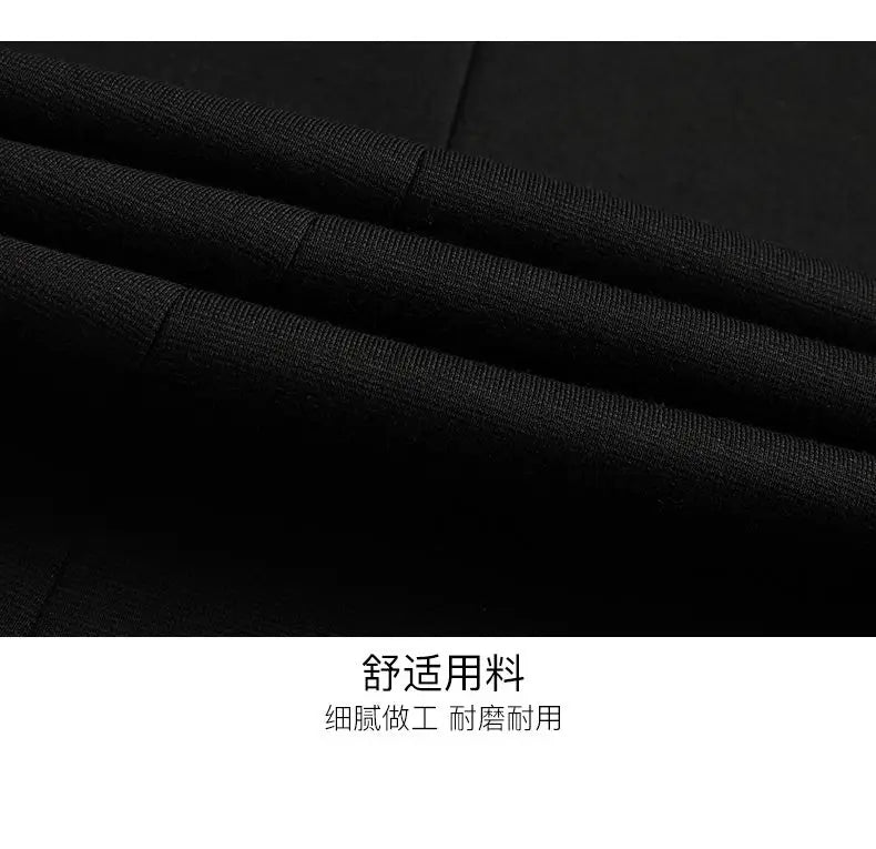 Blazer Men Smart Casual Stand Collar Korean Style Black Business Coat