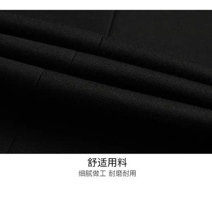 Blazer Men Smart Casual Stand Collar Korean Style Black Business Coat