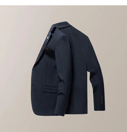 Blazer's New Men's Fashion, Outdoor Travel, Striped, Youthful, Wedding, Hosting, Campus, Slimming, Casual Korean Version Blazer