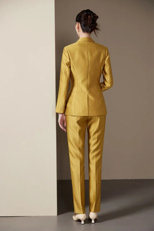 Fashionable ladies' clothing, high quality two-piece pants + blazer. 2025 Autumn and Winter New Models