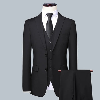 Men's Wedding Suit – Single Breasted, Loose Fit, Smart Casual for Groom & Best Man