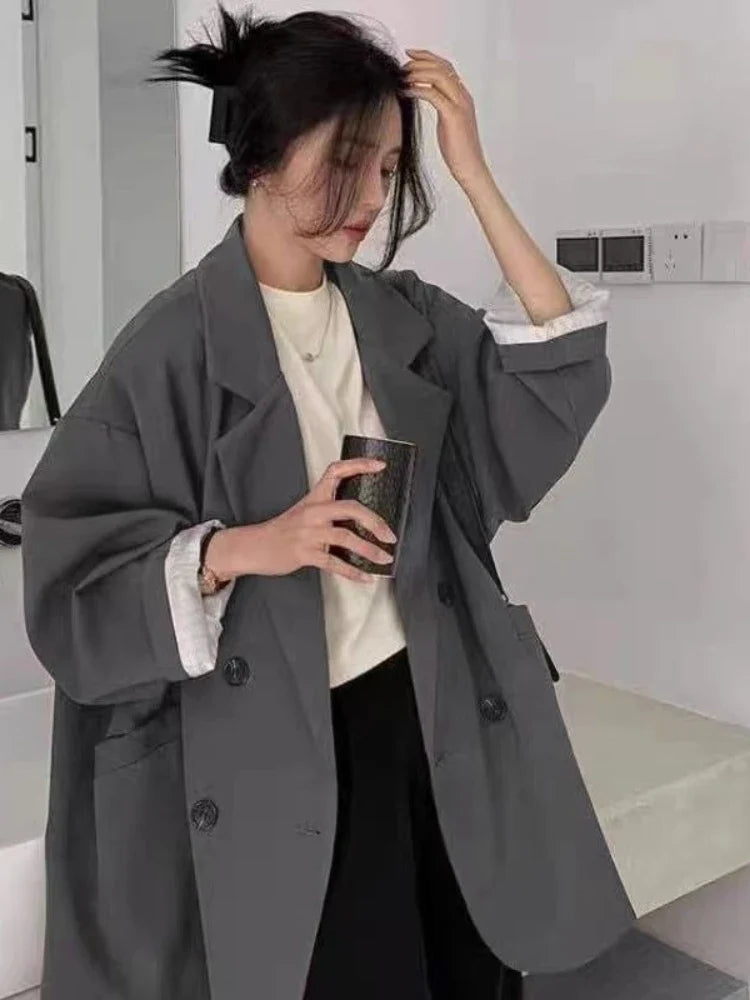 Spring Autumn Women's Blazers Slim Fit Fashion Slimming Elegance Jackets Casual Versatile Coat Outwear for Office Lady Clothing