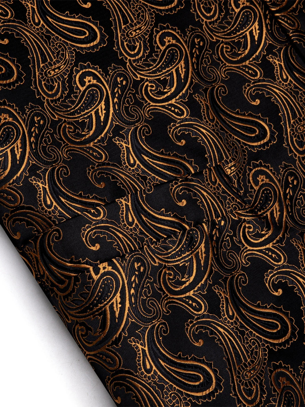 Men's Vest and Tie Set – Paisley Floral Waistcoat with Necktie for Weddings and Business Occasions