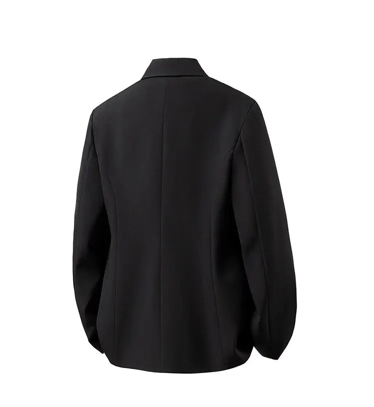 Japanese Uniform Luxury Man Clothing Yamamoto Style Blazer Cool Loose Streetwear Veste Costumes Homme Noir Mens Suits Jacket