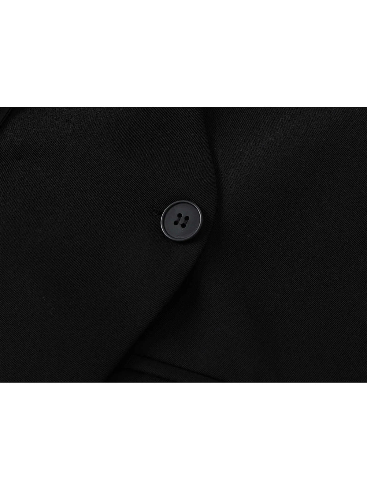 Women Black Gothic Blazer Jacket Vintage Long Sleeve Outerwear 3D Floral Casual Suit Coat Harajuku Y2k Emo 2000s Clothes Autumn