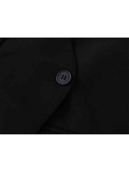 Women Black Gothic Blazer Jacket Vintage Long Sleeve Outerwear 3D Floral Casual Suit Coat Harajuku Y2k Emo 2000s Clothes Autumn