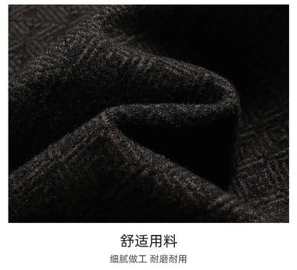 2026 Blazer's New Men's Fashion Business Outdoor Banquet Versatile Wedding Hosting Dress, Actor Gentleman Casual Scarf Blazer