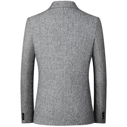 High Quality Men's Blazer Spring Non Ironing Solid Suit Jacket Business Casual Blazer Men Clothing Wedding Suit Jackets A5FX102